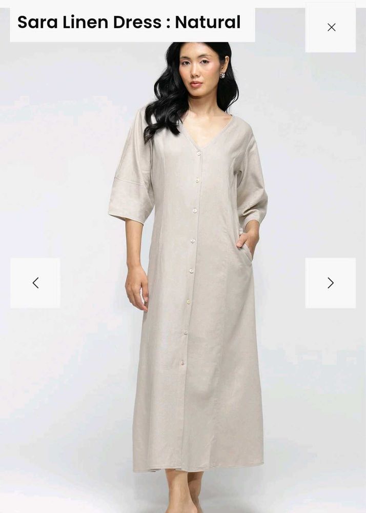 Brand new beige dress with tag