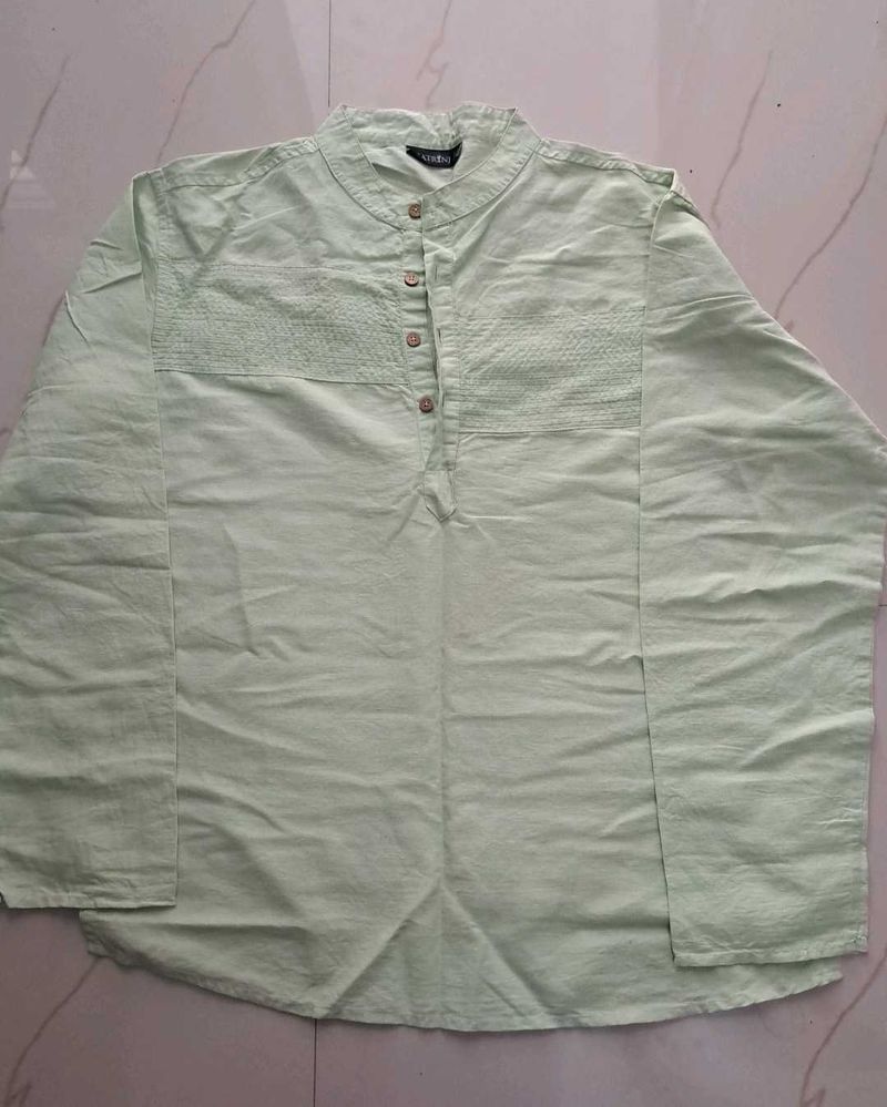 Men&#39;s Green Kurta