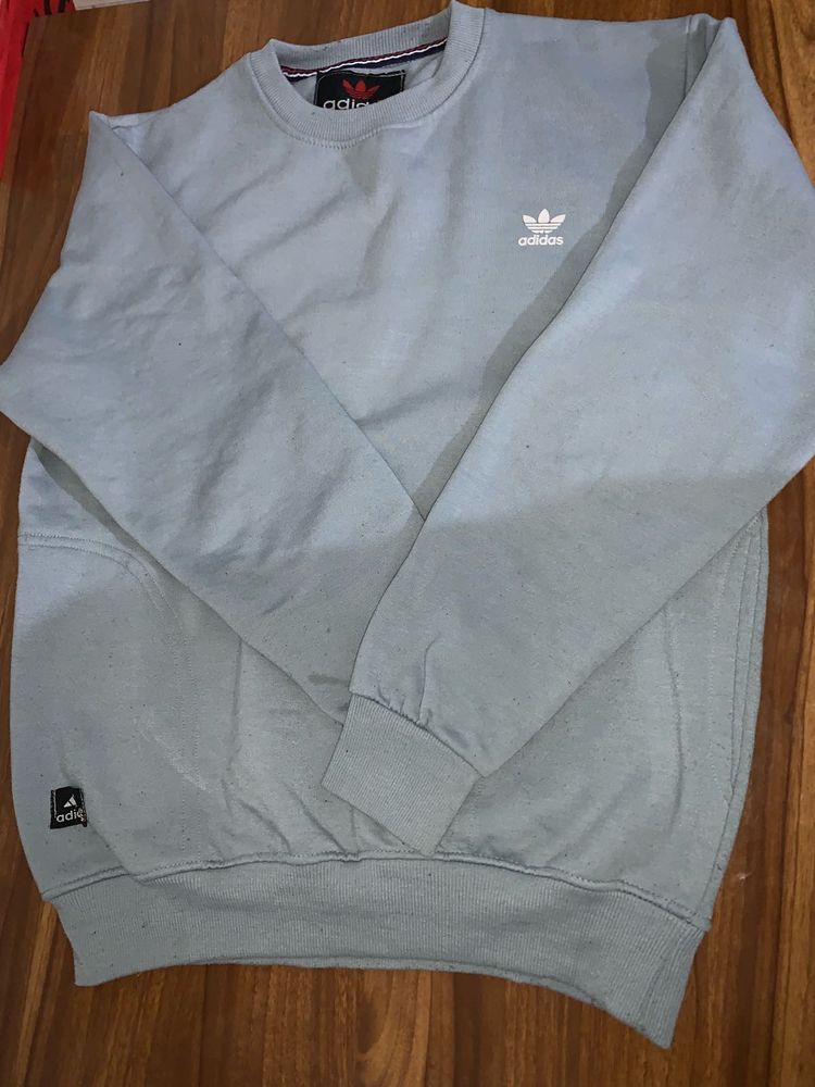 Adidas Light Blue Sweatshirt