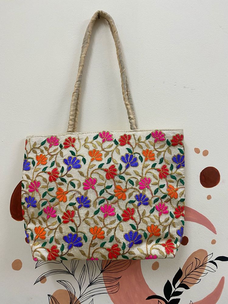 Unused Ethnic Tote/Hand Bag