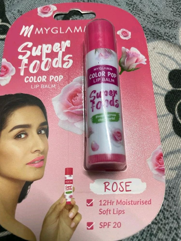 Myglam Lipbalm Shade Rose