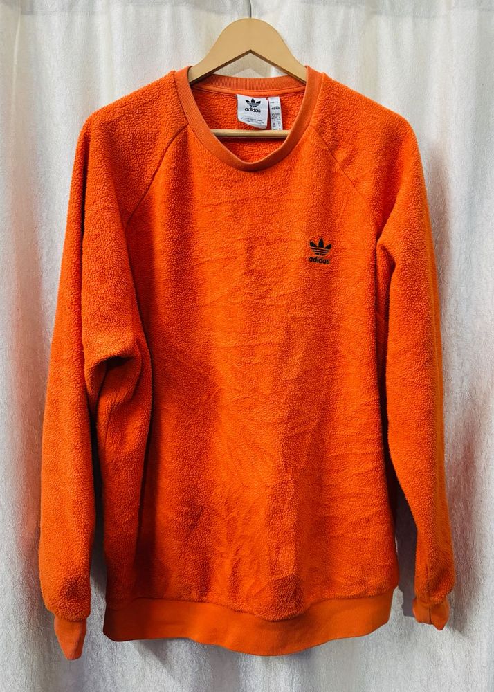 Orange Adidas Sweatshirt