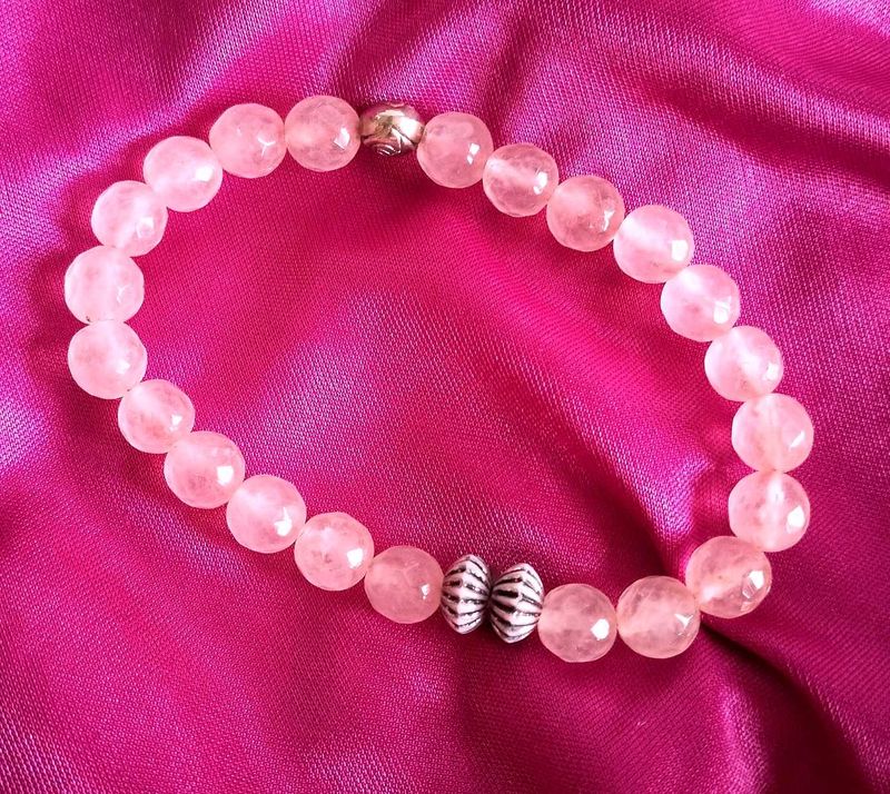 Rose Quartz Crystal Bracelet