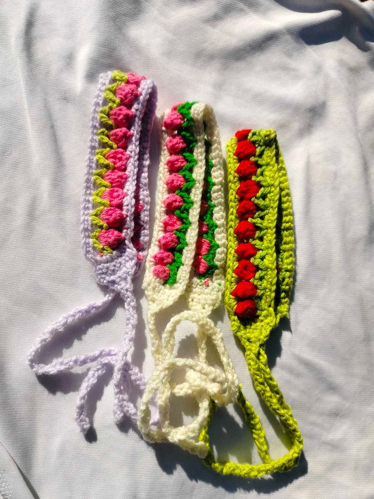Crochet Tulip Headband