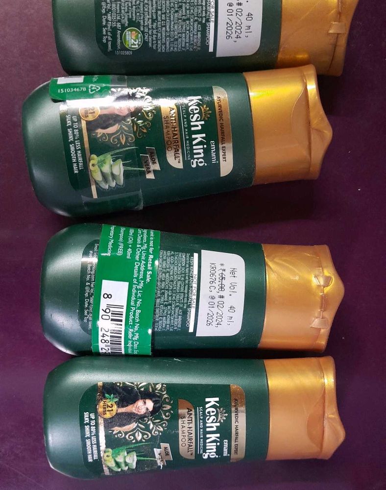 4 Bottle of Kesh King Anti Hair Fall Shampoo
