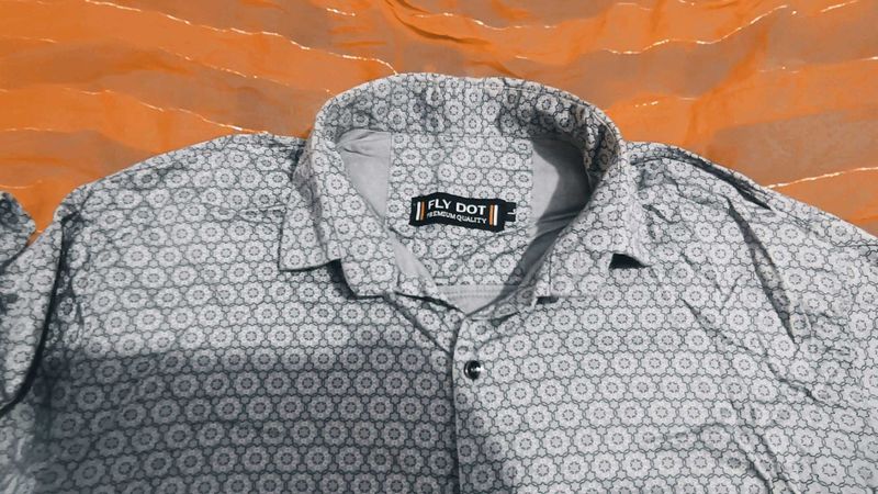 men&#39;s Fly Dot Patterned Shirt