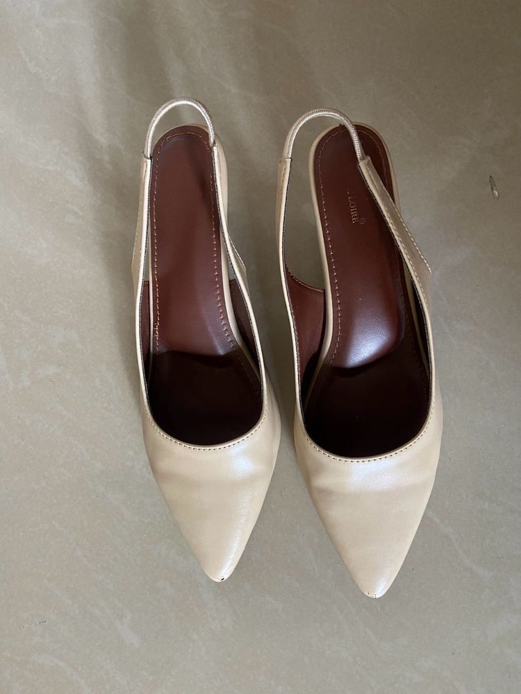 Elegant Beige Heels