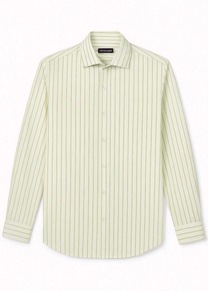 white striped cotton shirt