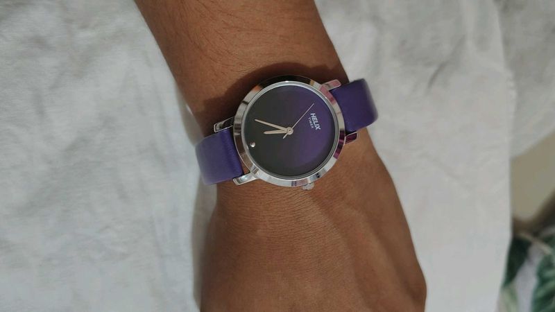 Helix Timex Purple Watch