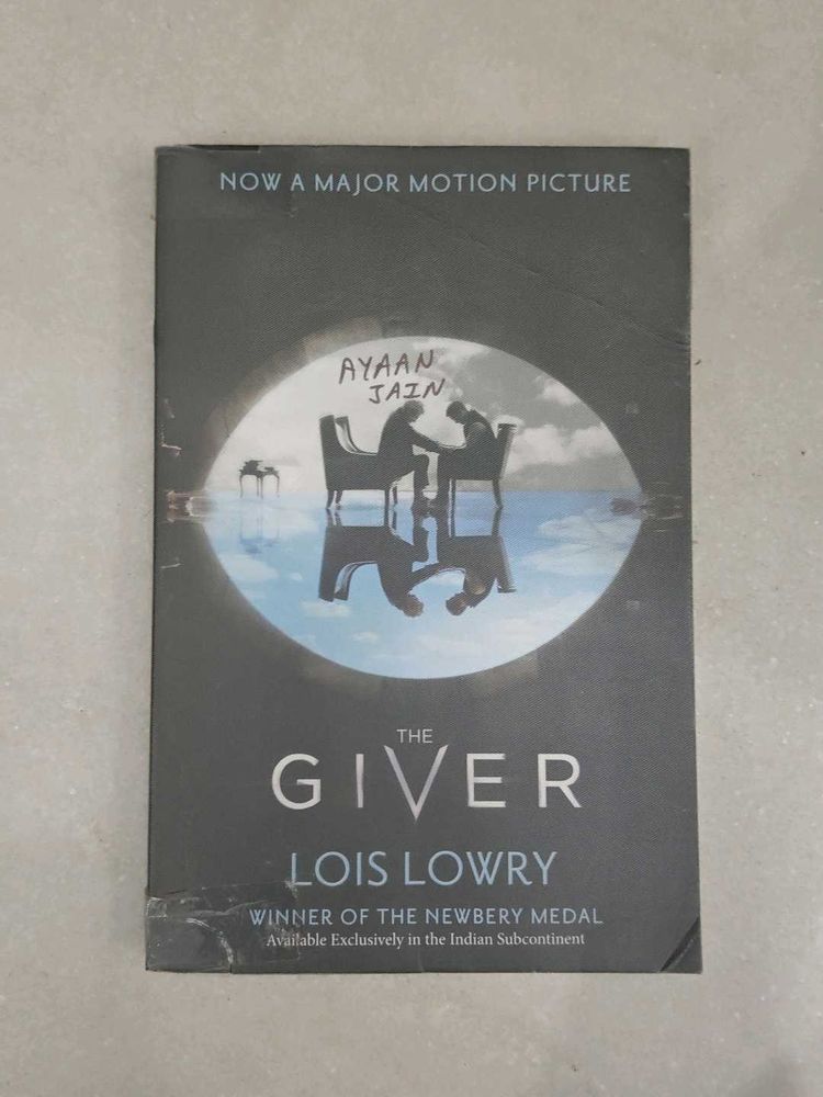 &#34;The Giver&#34; by Lois Lowry Covered Book Unused