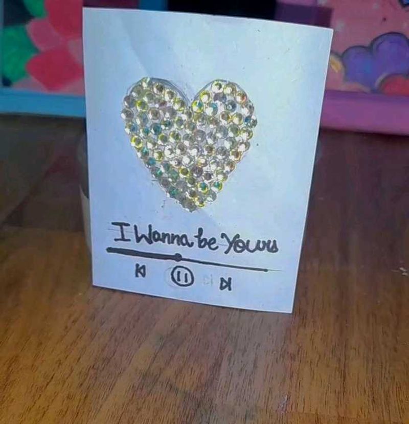 Handmade &#39;I Wanna Be Yours&#39; Polaroid