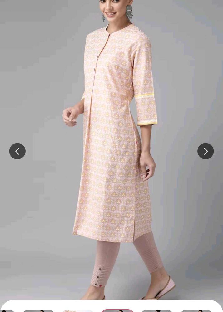 W Peach Kurti