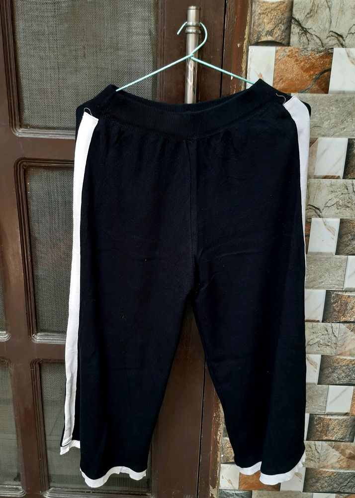 Winter Wear Black Plazzo Capri Perfect For