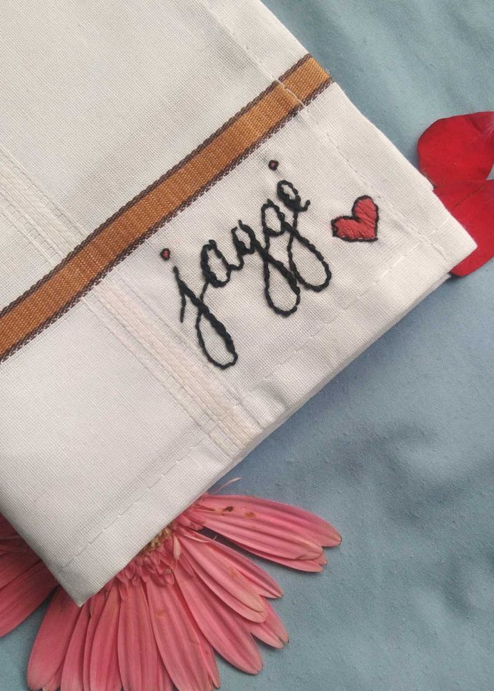 Personalized Handkerchief with Embroidery