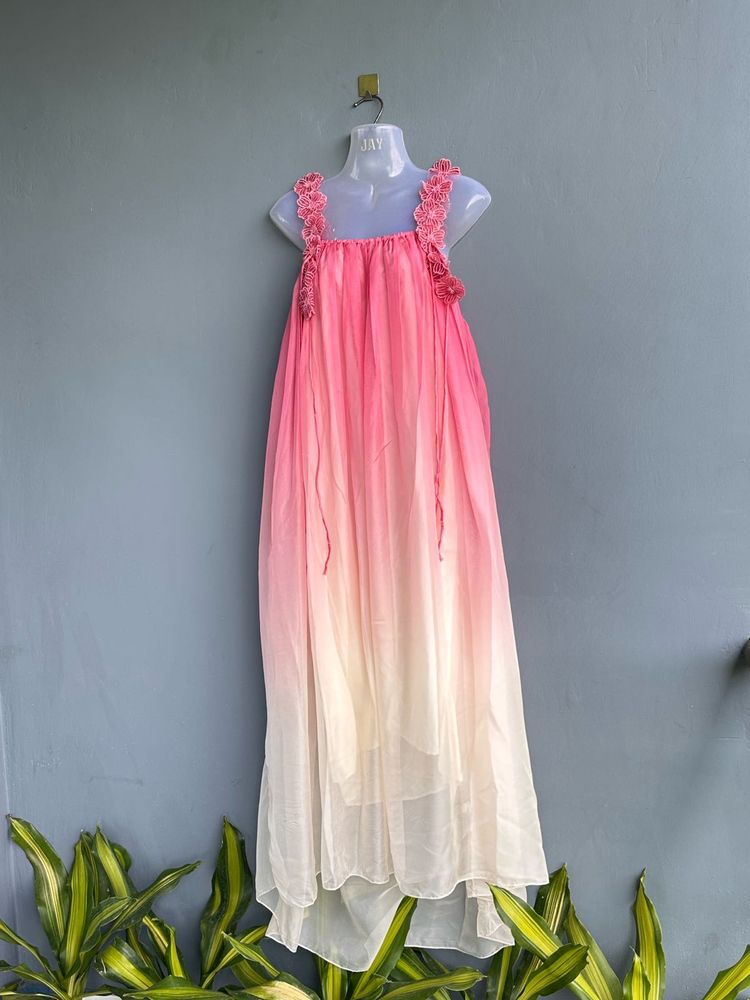 Pink Ombre Maxi Dress