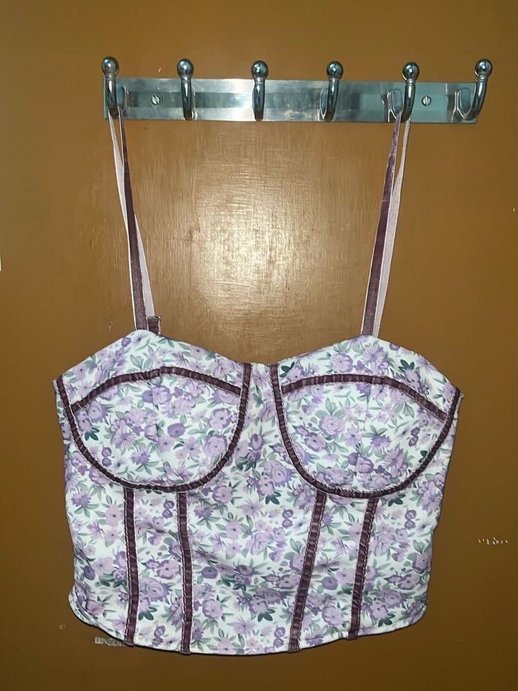 Floral Corset Top