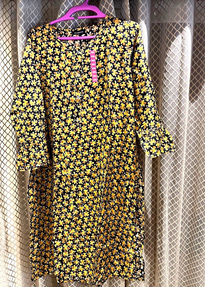 Floral Print Kurti
