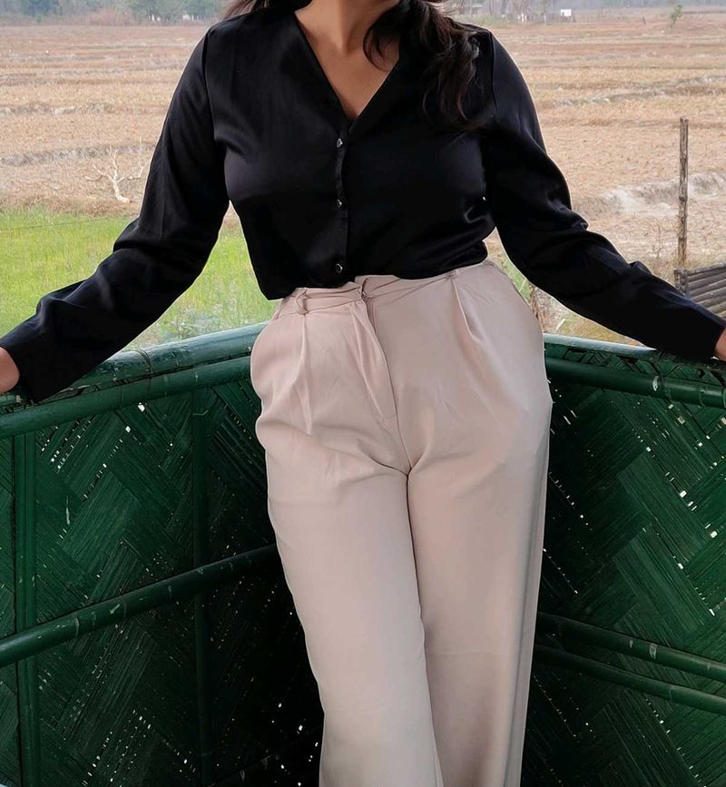 SATIN SHIRT