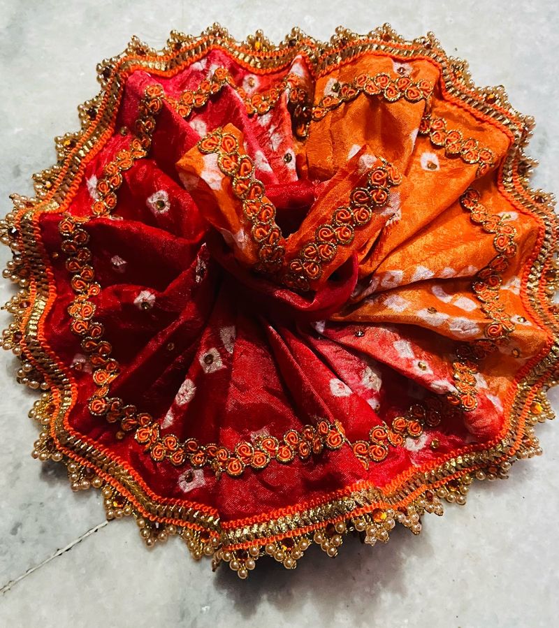 Laddu Gopal Fancy Dress Size 3,4,5 Colours Orange