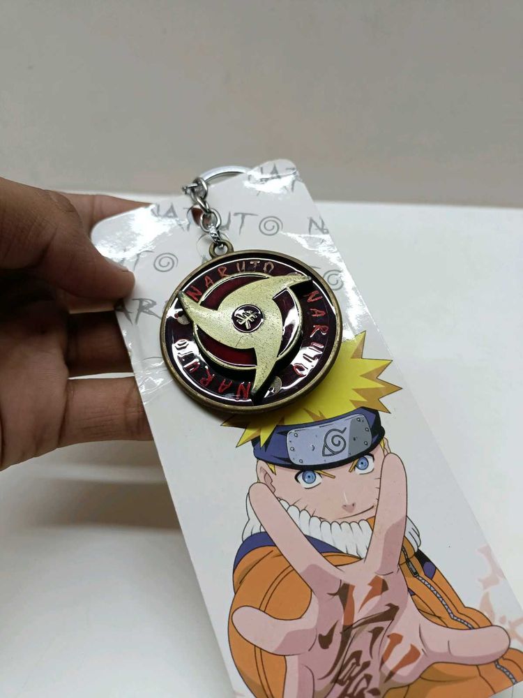 NARUTO KEYCHAIN Spinning Metal