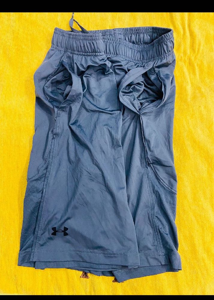 Under Armour Grey Solid Shorts
