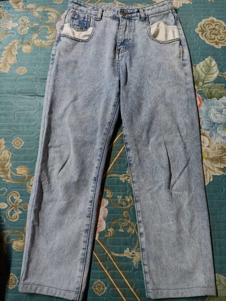 Trendy Wide Leg Jeans