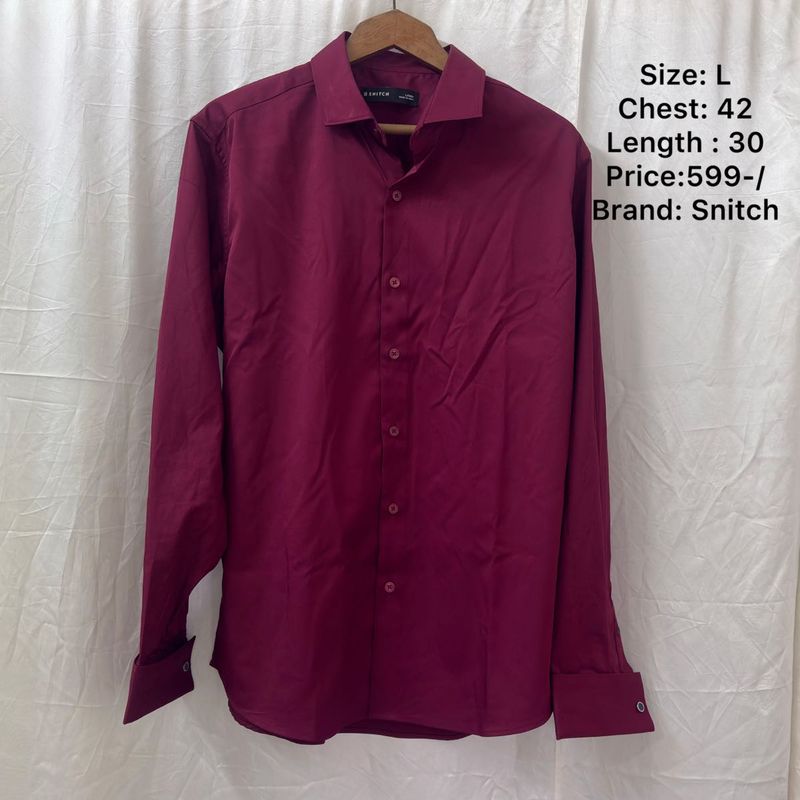 snitch solid color shirt