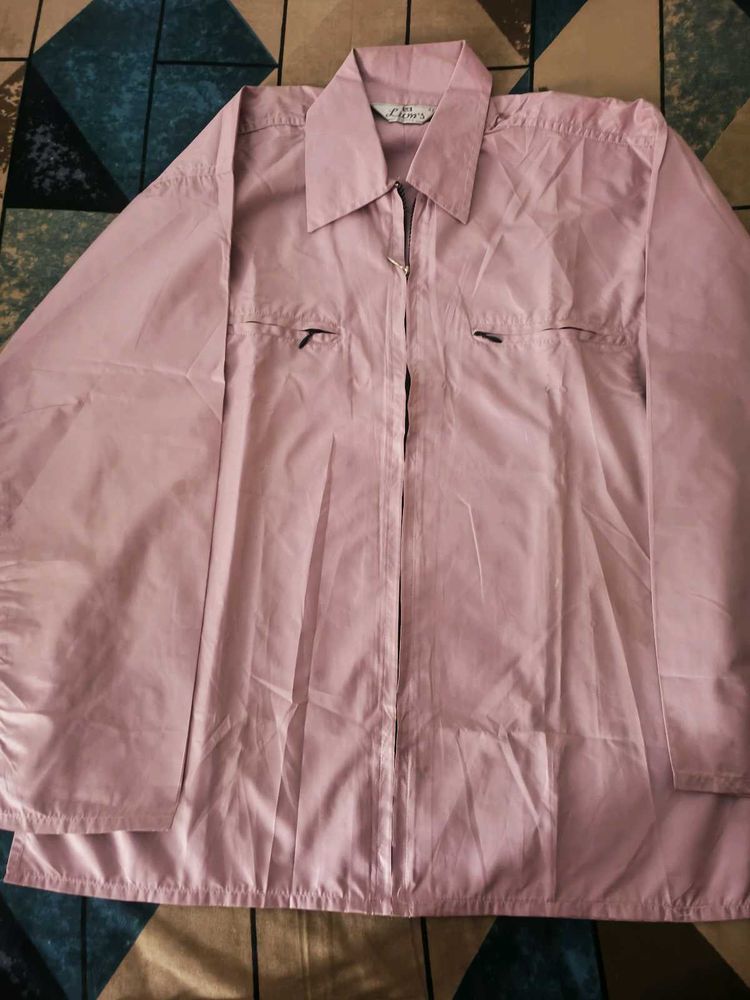 Pink Zip-Up Jacket