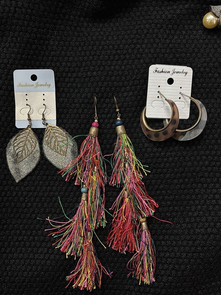 Earrings - Funky Trio