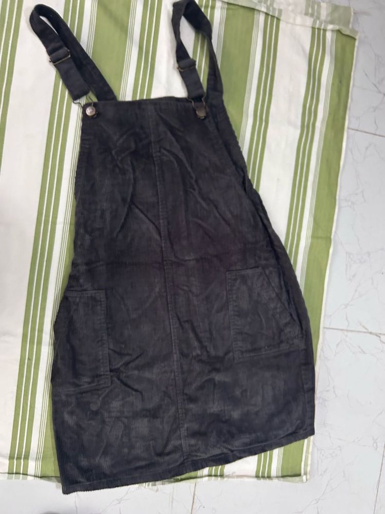 Corduroy Overall Dress