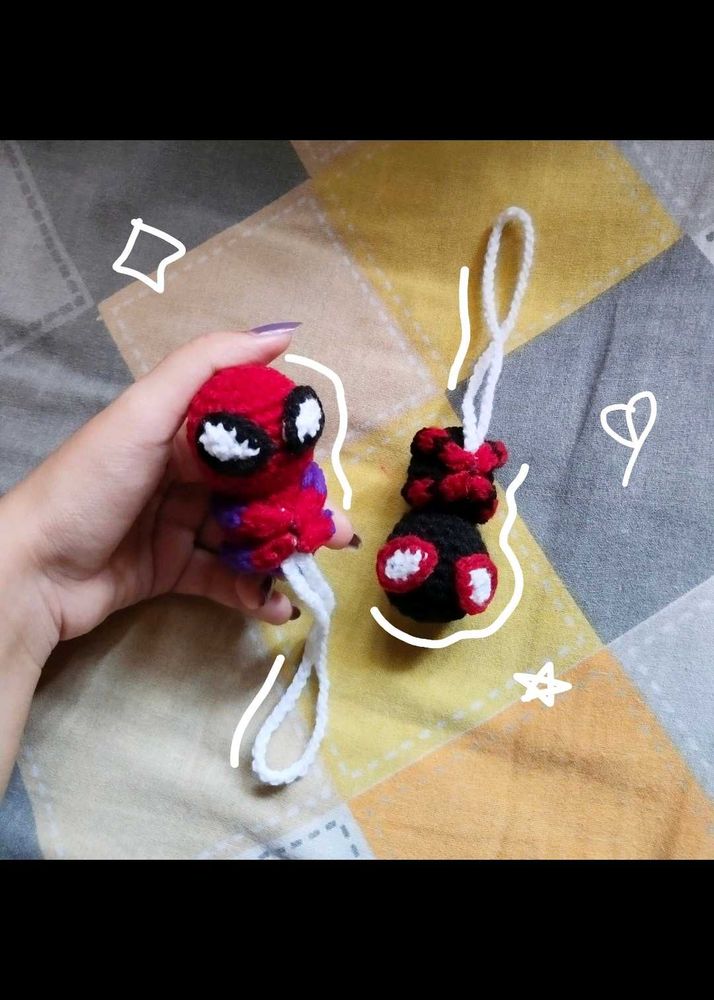 Spiderman Crochet Charm ✨🕸️