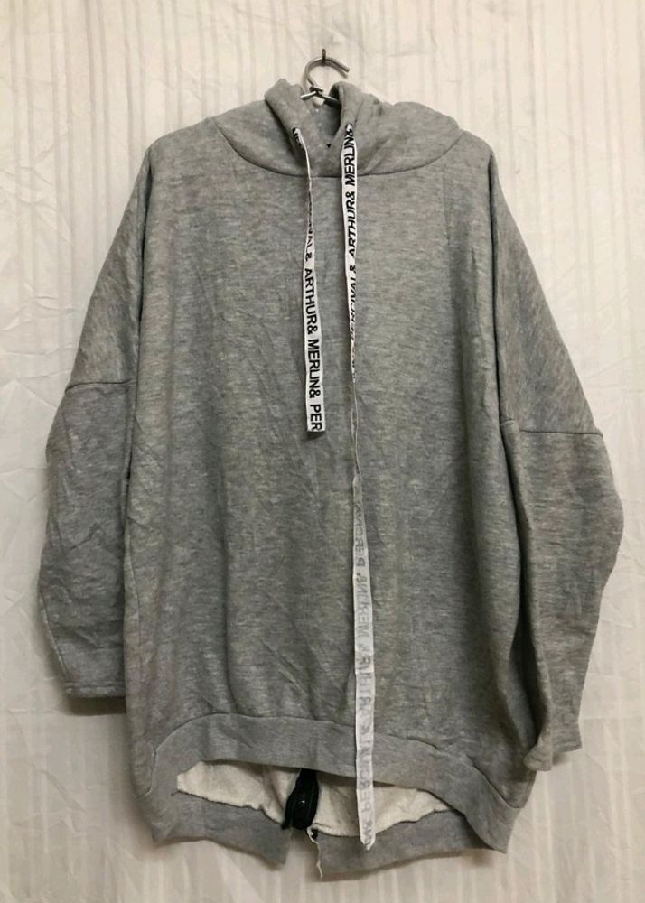 Lu Bin Na Grey Unique Sweatshirt