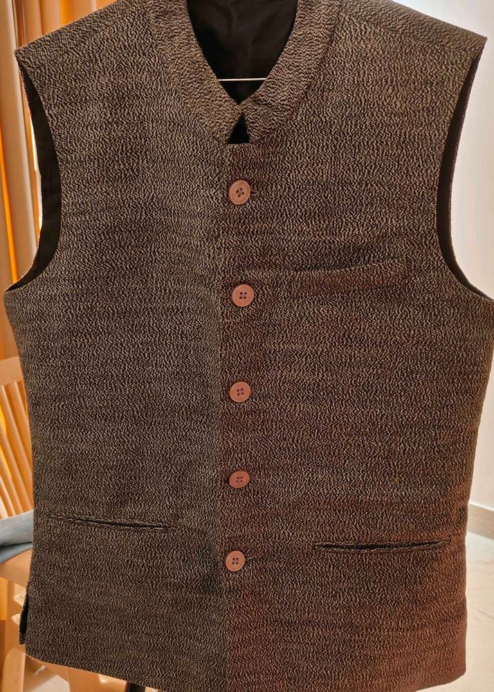 Charcol Ethnic Nehru Jacket