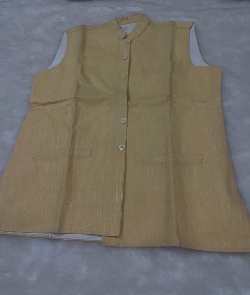 Ethnic Sleeveless Jacket