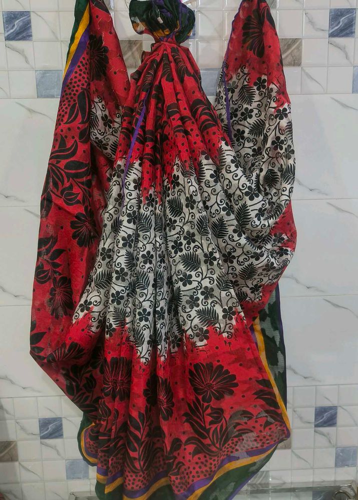 Floral Print Saree