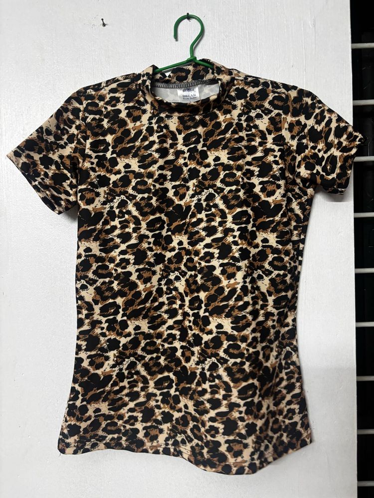 Animal Printed Top