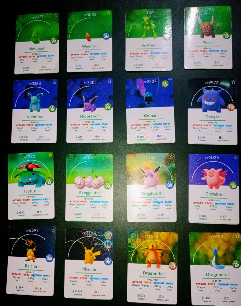 Pokemon Go Card (35s)