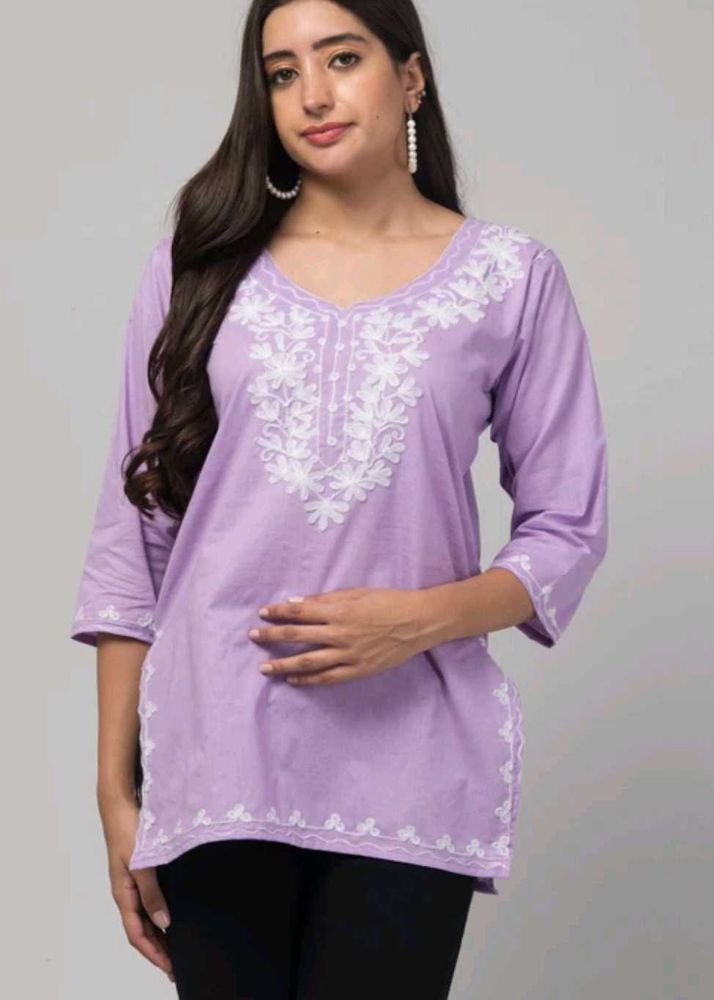 Embroidered Short Kurta