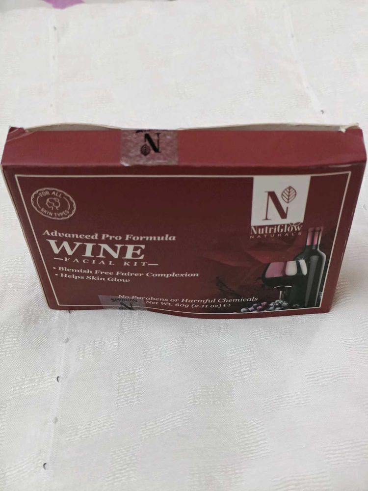 NutriGlow Naturals Wine Facial Kit