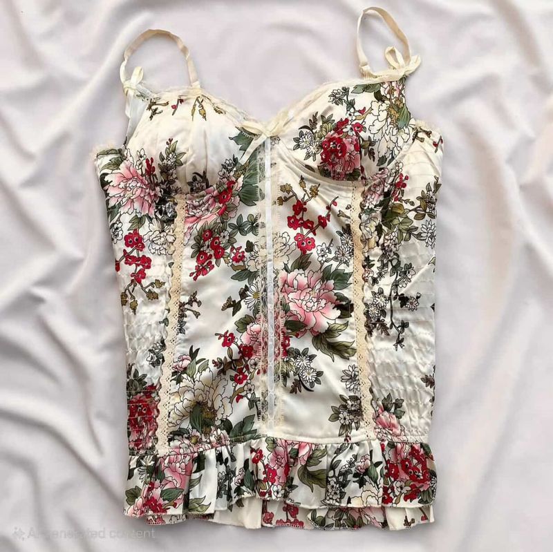 Floral Corset Top