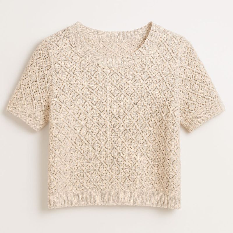 Crochet Knit Top