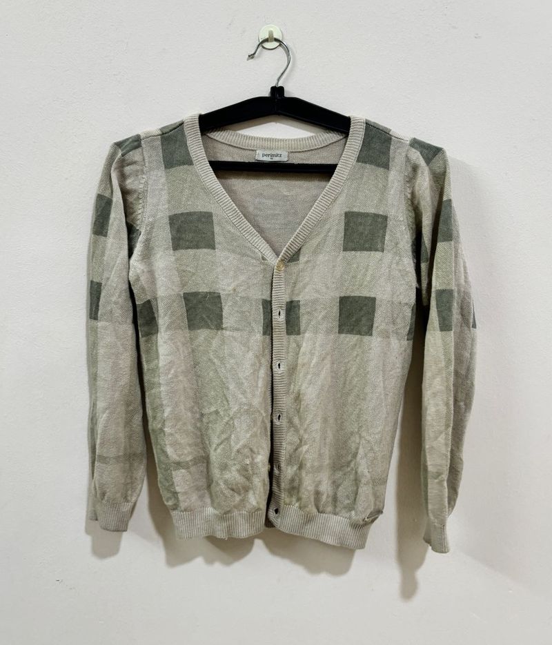 Full Sleeve Olive Green Winter Sweater