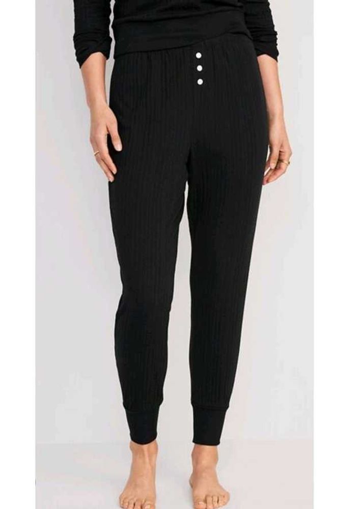 High-Waisted Pajama Jogger Pants