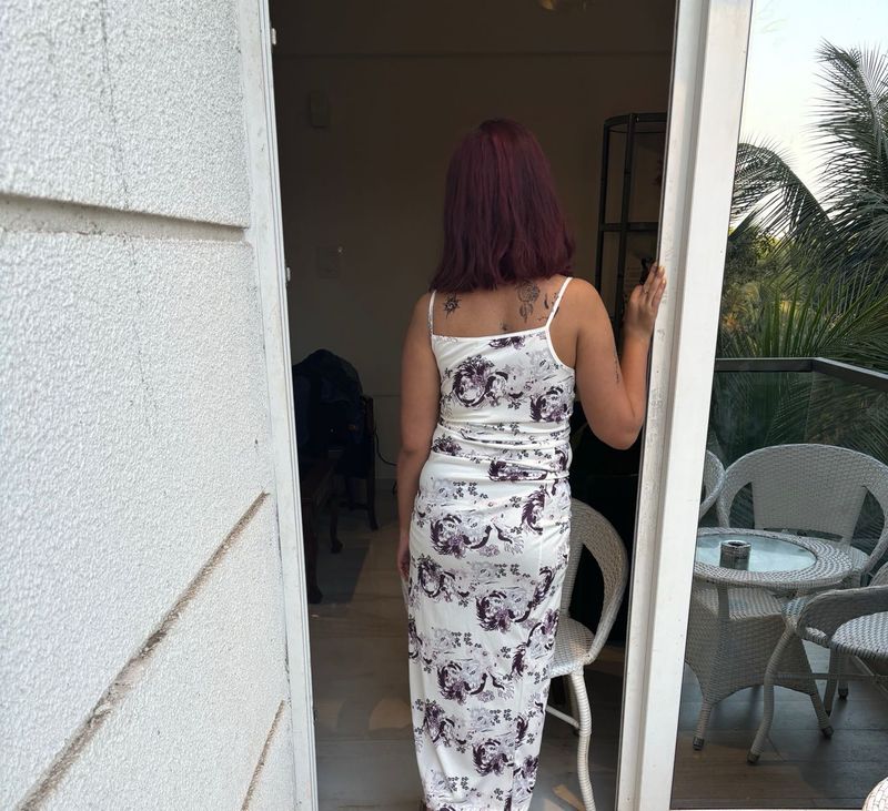 Floral Print Maxi Dress