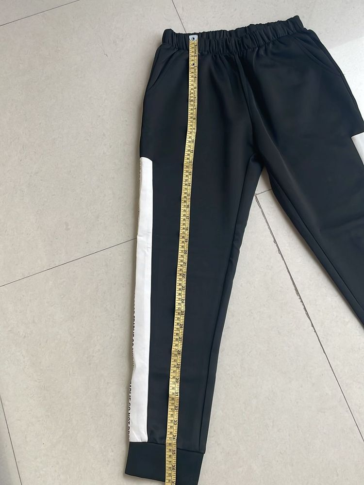 It’s Unisex Hoodie With Trousers Black Colour