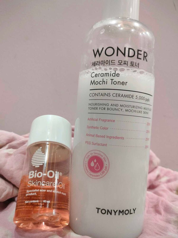 Toner And Bio-Oil Combo