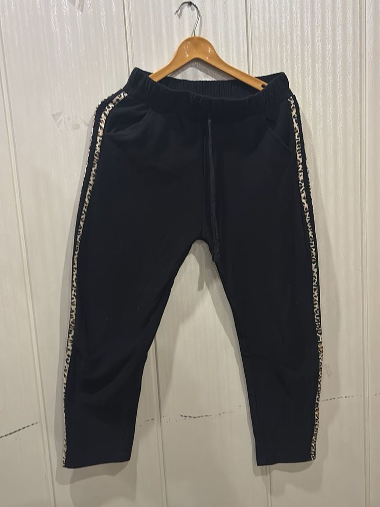 Stylish Black Track Pants
