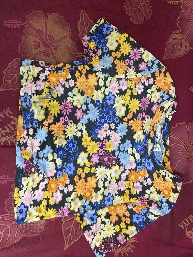 Floral Print Tee