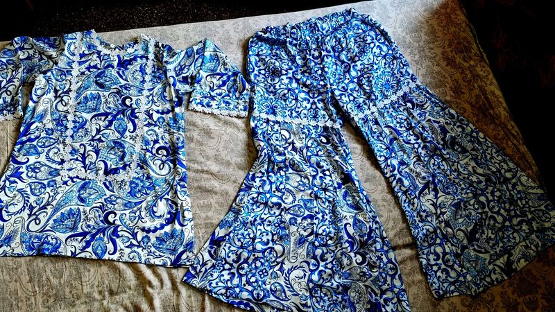 Eyecatcher Satin Beautiful Co-ord Set