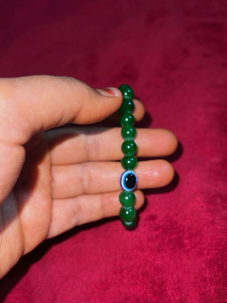 Green Beaded Bracelet
